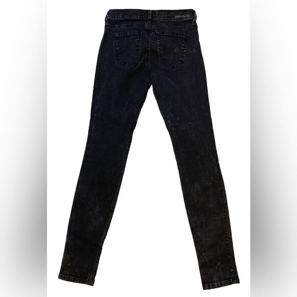 Current Elliott Black Snakeskin ankle skinny jeans Size 26 - Picture 4 of 10